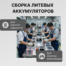 Сборка литевых аккумуляторов